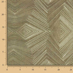 Lin et jute imprimé géométrique Terre - Ribes y Casals