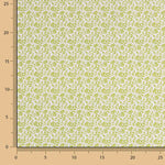 Percal imprimé bouquet pistache - Ribes y Casals