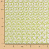Percal imprimé bouquet pistache - Ribes y Casals