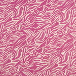 Mousseline de polyester imprimé zèbre fuchsia - Ribes y Casals