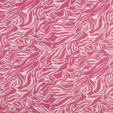 Mousseline de polyester imprimé zèbre fuchsia - Ribes y Casals