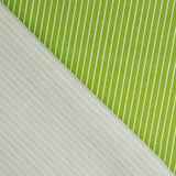 Percal imprimé rayé pistache - Ribes y Casals