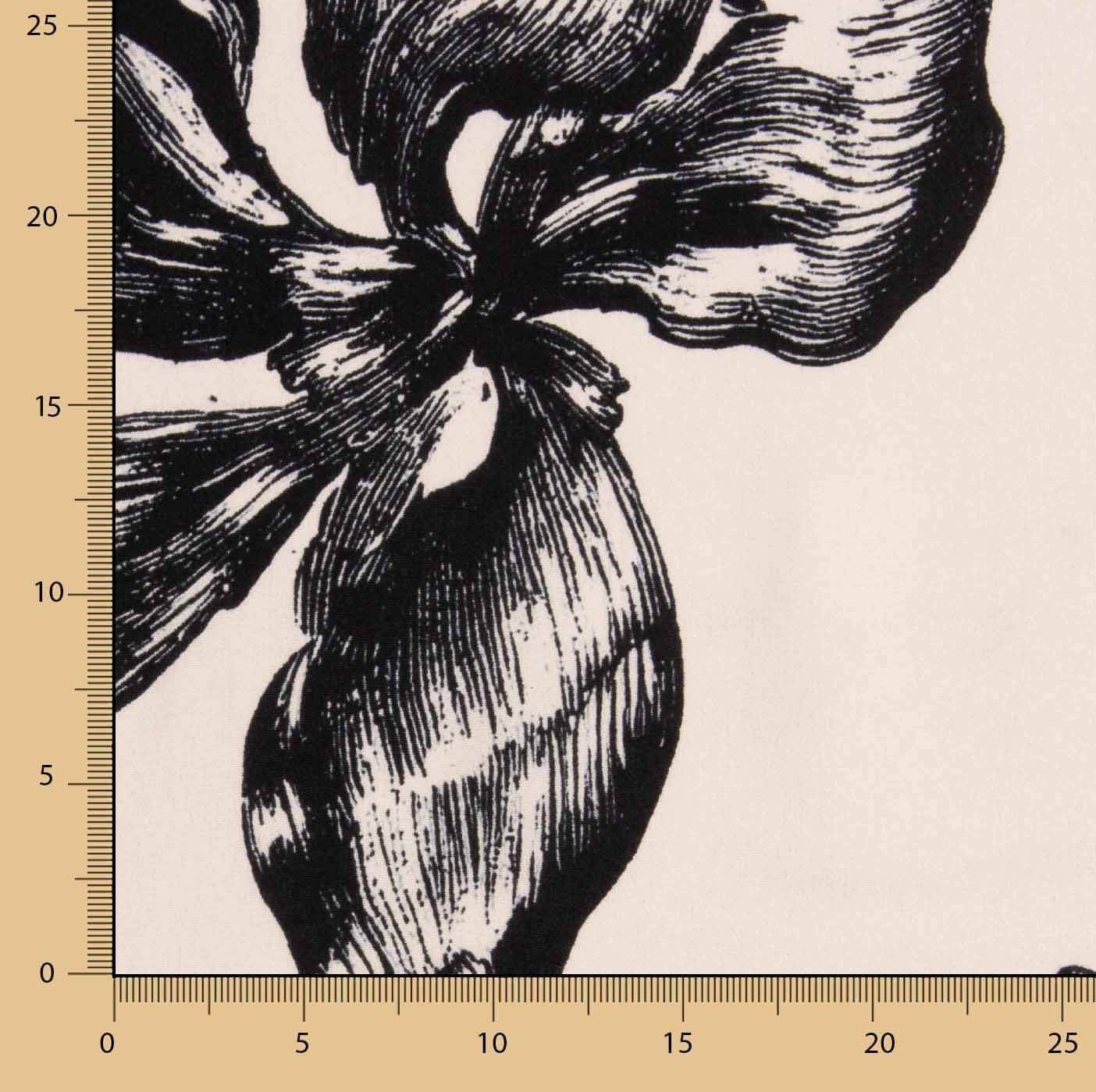 Bambula en crêpe imprimé Maxiflor Sketch - Ribes y Casals