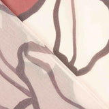 Gaze Bambula imprimée Magnolia Terracotta - Ribes y Casals