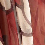 Gaze Bambula imprimée Magnolia Terracotta - Ribes y Casals
