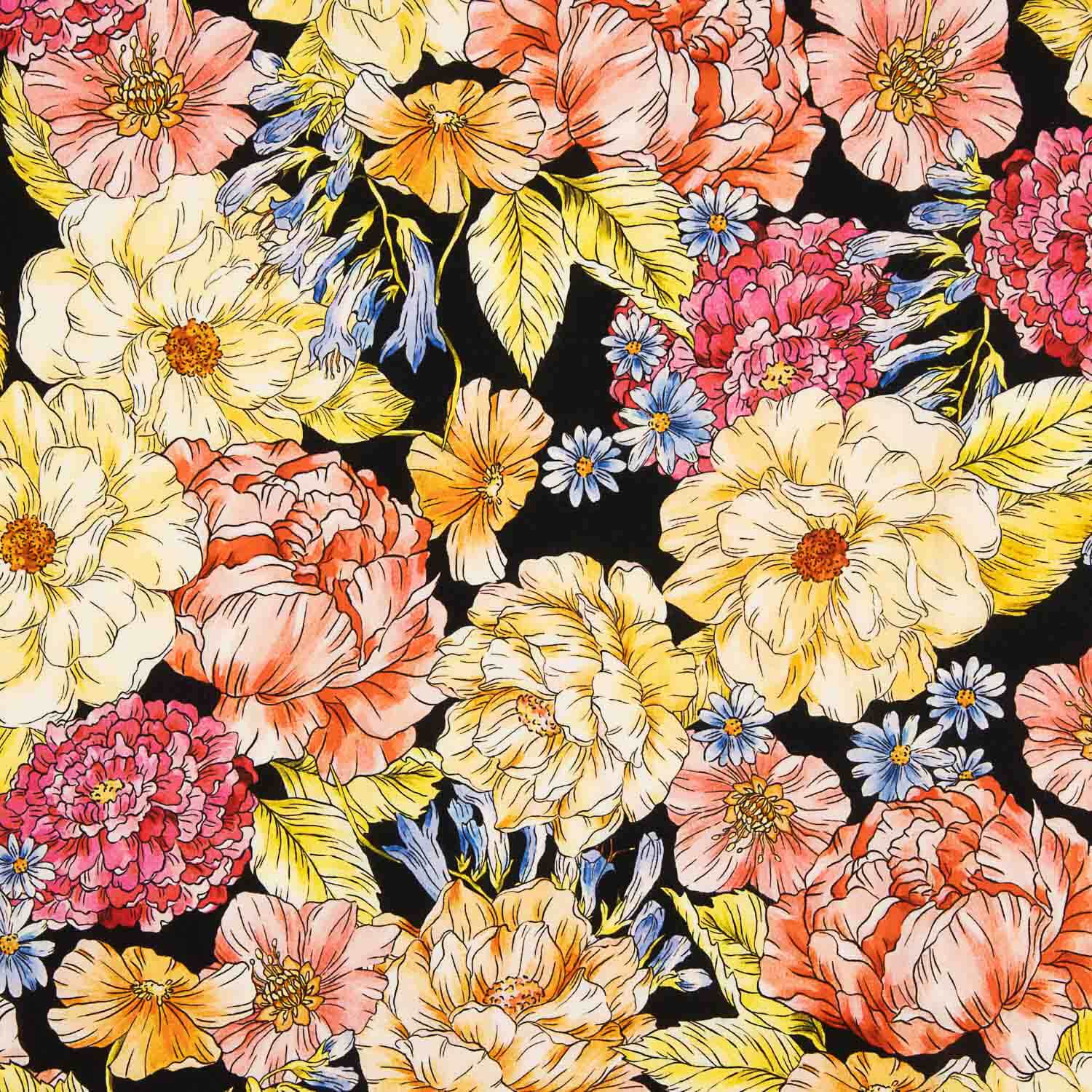 Viscose imprimée Jardim Romântico - Ribes y Casals