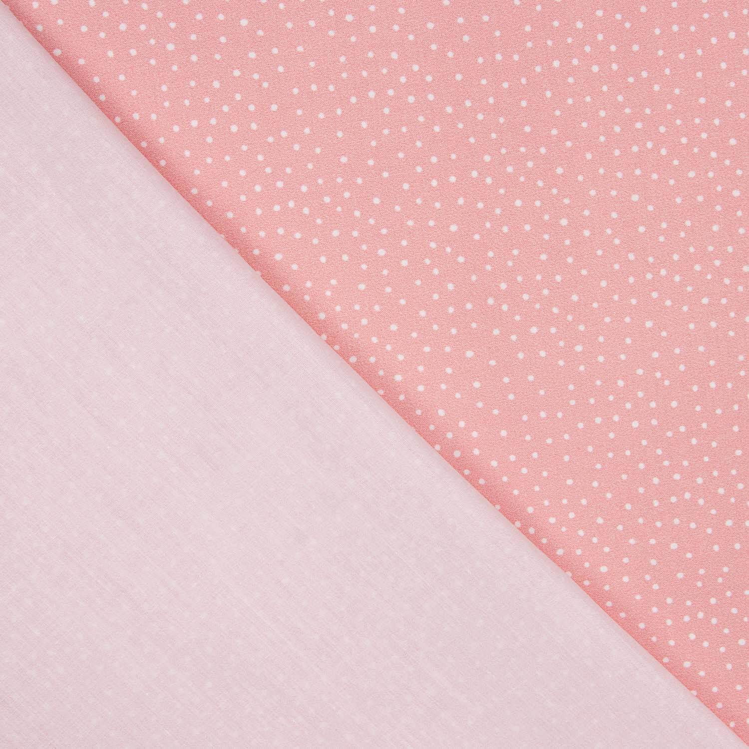 Percal imprimé à pois blancs et fraises - Ribes y Casals