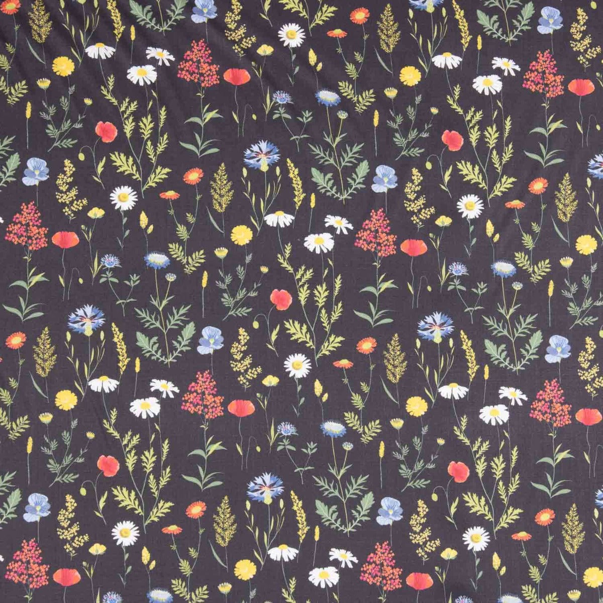 Chutes de viscose imprimée fleurs sauvages - Différentes dimensions x largeur de 150 cm - Ribes y Casals