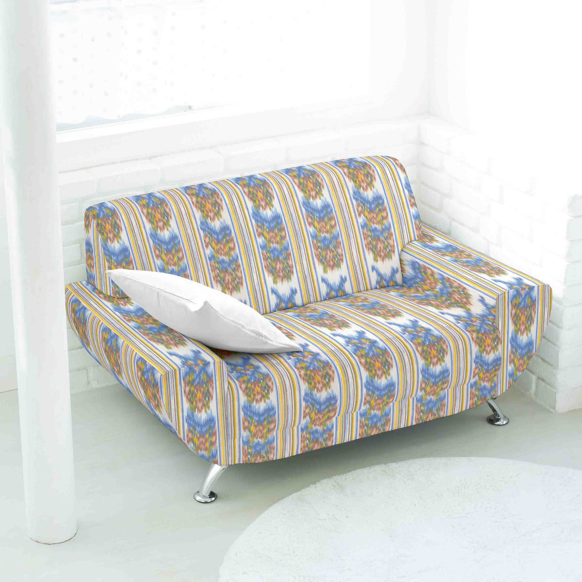 Toile de coton bleu majorquina - Ribes y Casals