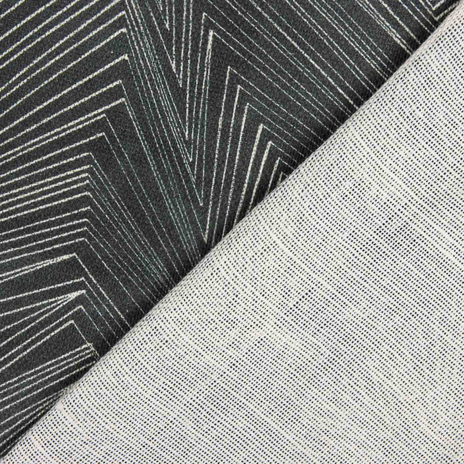 Lin et jute imprimé géométrique Sacred - Ribes y Casals