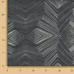 Lin et jute imprimé géométrique Sacred - Ribes y Casals