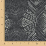 Lin et jute imprimé géométrique Sacred - Ribes y Casals