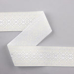 Ruban Fantaisie Jacquard Ivoire - Ribes y Casals