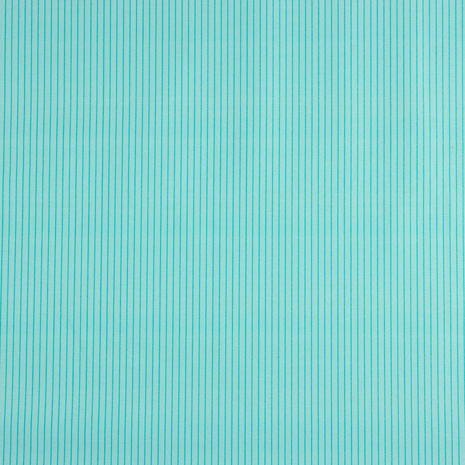Percal imprimé à rayures vert d'eau - Ribes y Casals