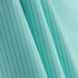 Percal imprimé à rayures vert d'eau - Ribes y Casals