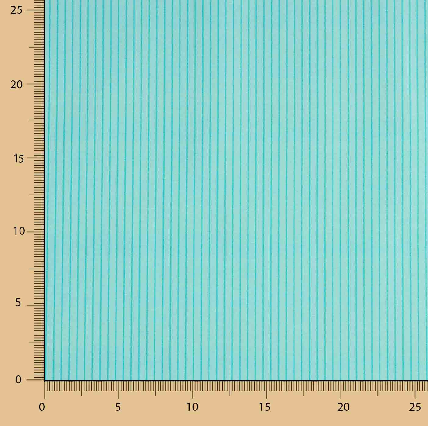 Percal imprimé à rayures vert d'eau - Ribes y Casals