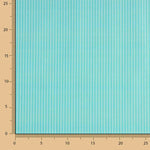 Percal imprimé à rayures vert d'eau - Ribes y Casals