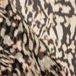 Mousseline de polyester froissée – Dune avec lurex - Ribes y Casals