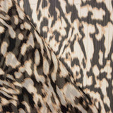 Mousseline de polyester froissée – Dune avec lurex - Ribes y Casals