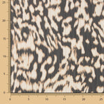 Mousseline de polyester froissée – Dune avec lurex - Ribes y Casals