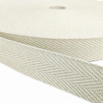 Ruban Polyester A Chevrons 30mm Écru - Ribes y Casals