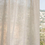 Voilage semi-transparent imitation lin, à rayures - Ribes y Casals