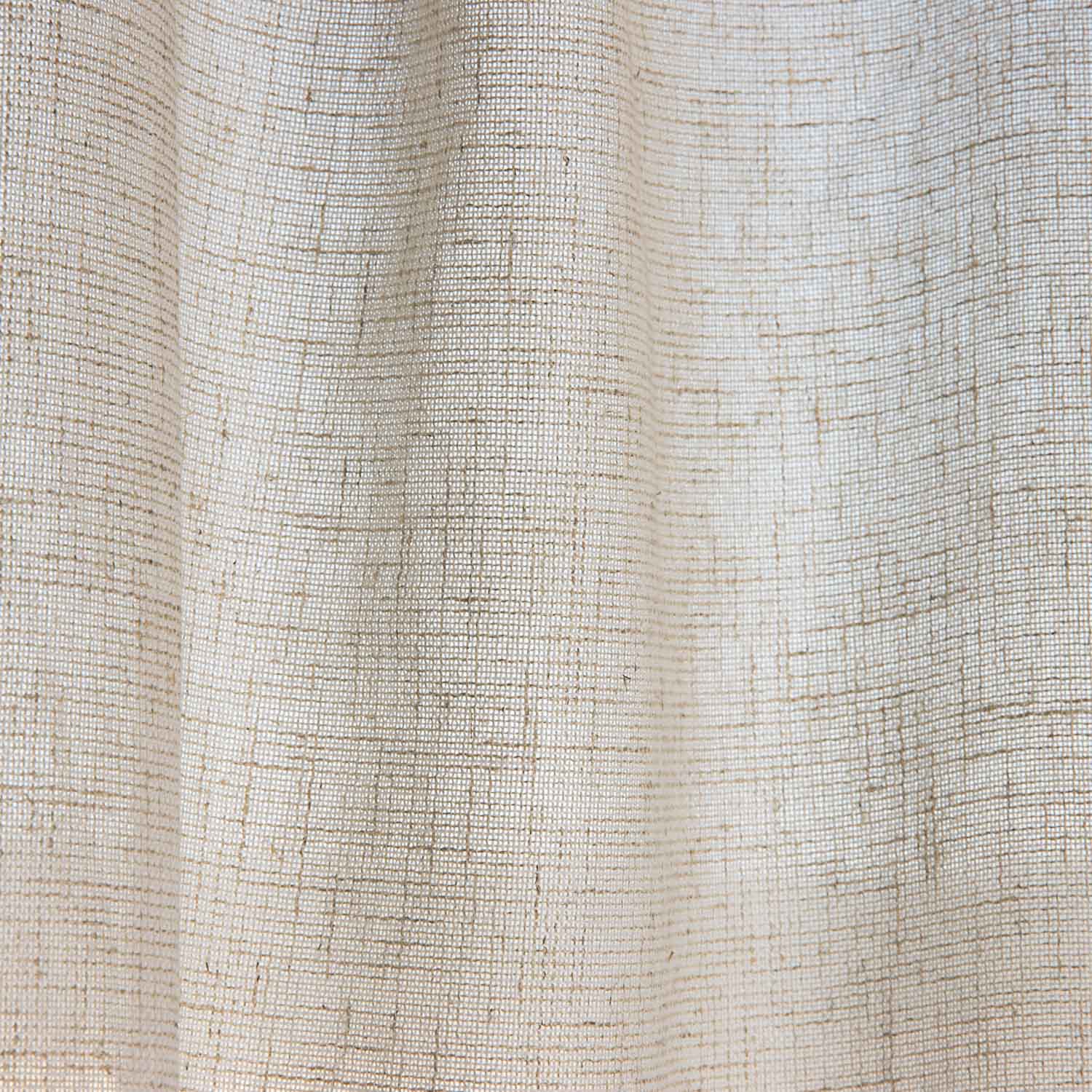 Voilage semi-transparent imitation lin, à rayures - Ribes y Casals