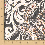 Chiffon froissé Paisley nocturne - Ribes y Casals