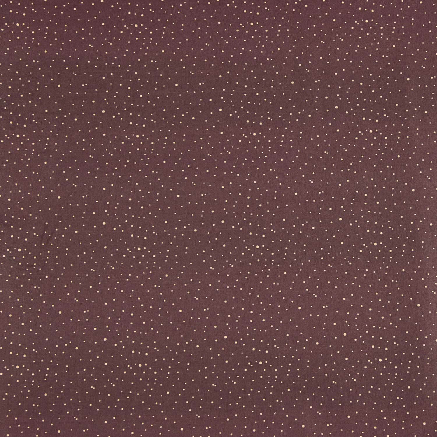 Percal imprimé à pois bordeaux - Ribes y Casals