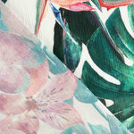 Viscose Bambula à imprimé Tropical Vert - Ribes y Casals