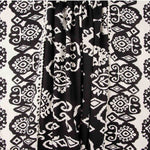 Chutes de viscose à imprimé ethnique avec bordure noire - Différentes dimensions x largeur de 140 cm - Ribes y Casals