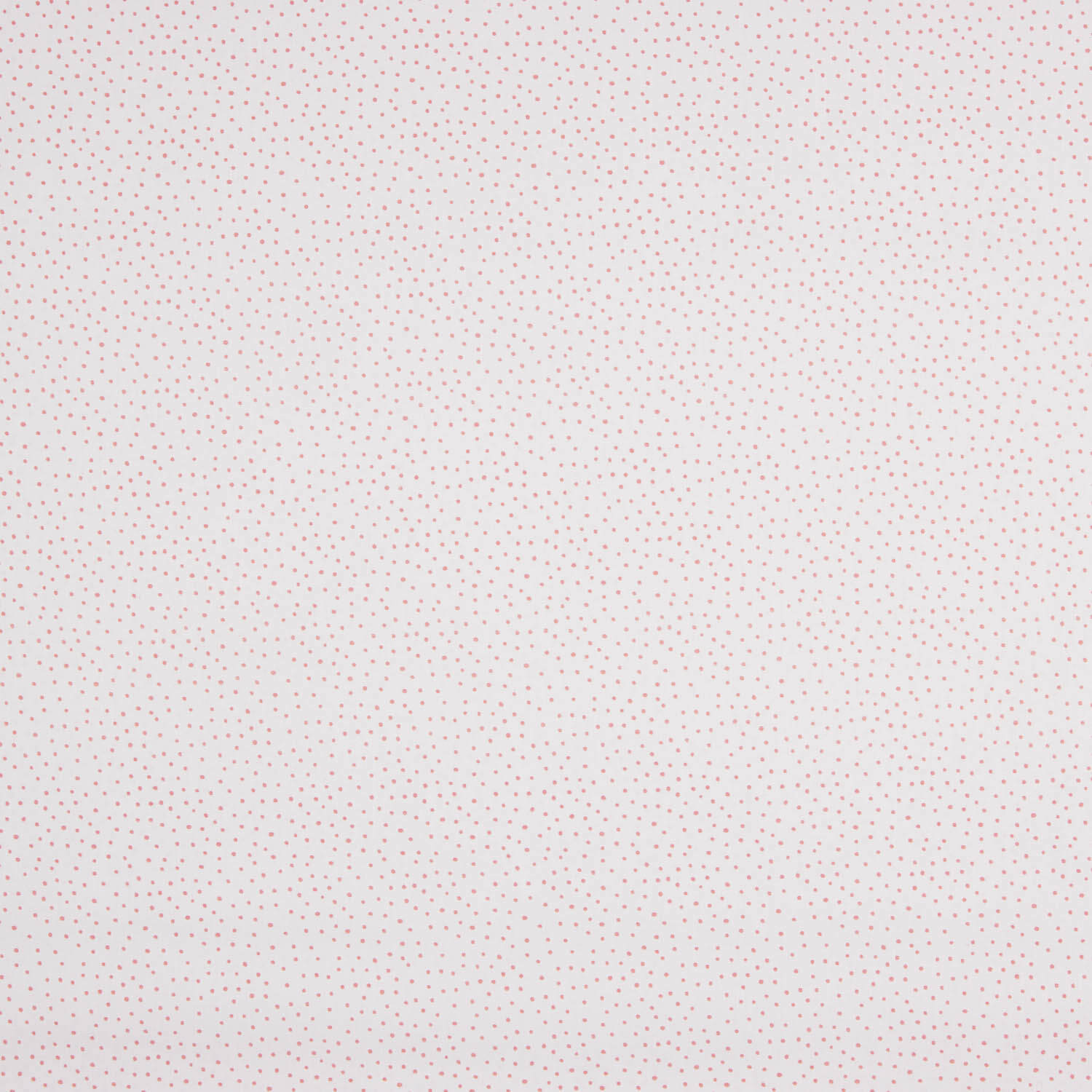 Percal imprimé à pois fraise-blanc - Ribes y Casals