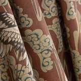 Toile de coton demi-panama – Grues orientales - Ribes y Casals