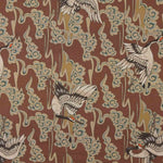 Toile de coton demi-panama – Grues orientales - Ribes y Casals