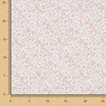Batiste de coton à fleurs rose poudré - Ribes y Casals
