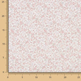 Batiste de coton à fleurs rose poudré - Ribes y Casals
