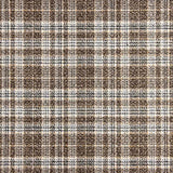 Tissu pour manteau à carreaux marron - Ribes y Casals