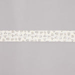 Biais en coton biologique Zoo bleu-vert 30 mm - Ribes y Casals