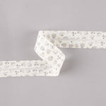 Biais en coton biologique Zoo bleu-vert 30 mm - Ribes y Casals