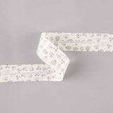 Biais en coton biologique Zoo bleu-vert 30 mm - Ribes y Casals