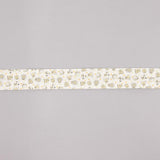 Biais en coton biologique zoo orange-vert 18 mm - Ribes y Casals