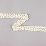 Biais en coton biologique zoo orange-vert 18 mm - Ribes y Casals