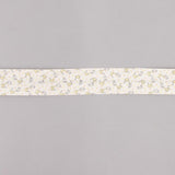 Biais en coton biologique Girafes orange-crème 30 mm - Ribes y Casals