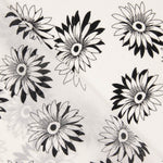 Gaze Bambula Marguerites Noir et Blanc - Ribes y Casals
