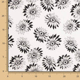 Gaze Bambula Marguerites Noir et Blanc - Ribes y Casals