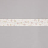 Biais en coton biologique Piglets y Kittens rose-crème 30 mm - Ribes y Casals