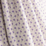 Percal imprimé tulipes lilas - Ribes y Casals