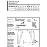 Patrón Burda 6101 Pantalones - Ribes y Casals