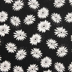 Gaze Bambula Marguerites Noir et Blanc - Ribes y Casals