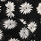 Gaze Bambula Marguerites Noir et Blanc - Ribes y Casals